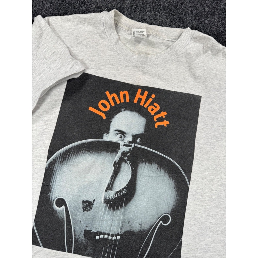 Vintage 1993 John Hiatt Perfectly Good Guitar Tour T-Shirt Anvil XL USA